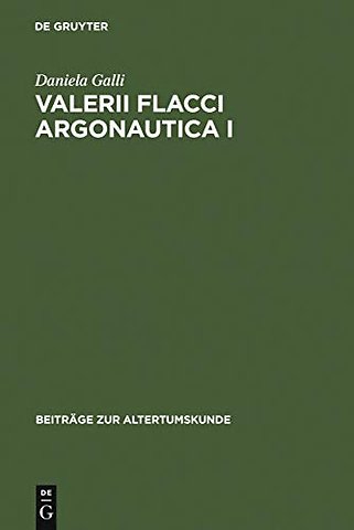 Valerii Flacci Argonautica I – Commento