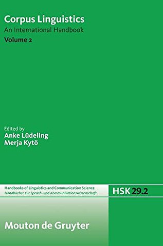 Corpus Linguistics. Volume 2