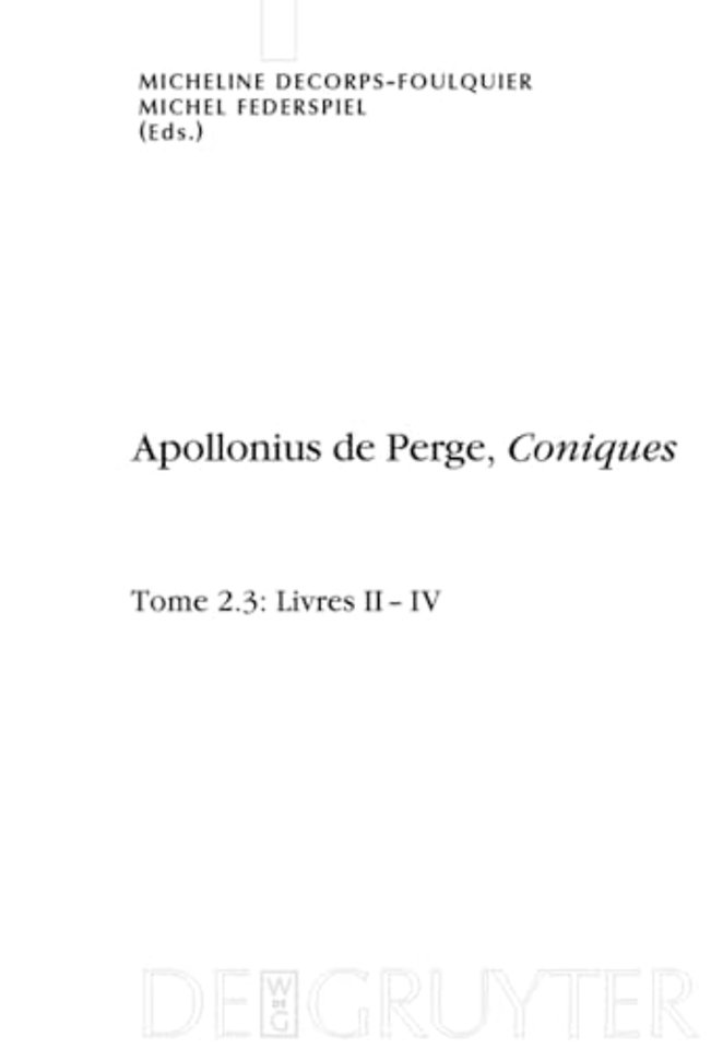 Livres II–IV. Édition et traduction du texte grec