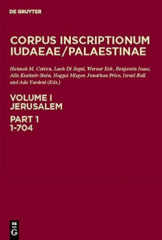 Jerusalem: 1–704