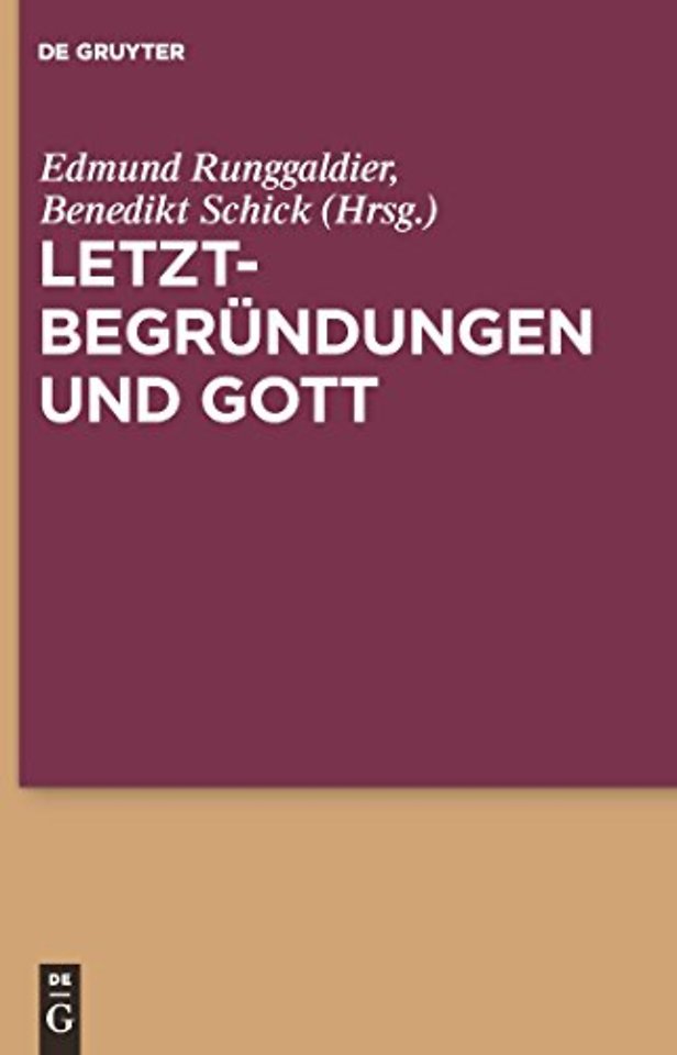 Letztbegrundungen Und Gott