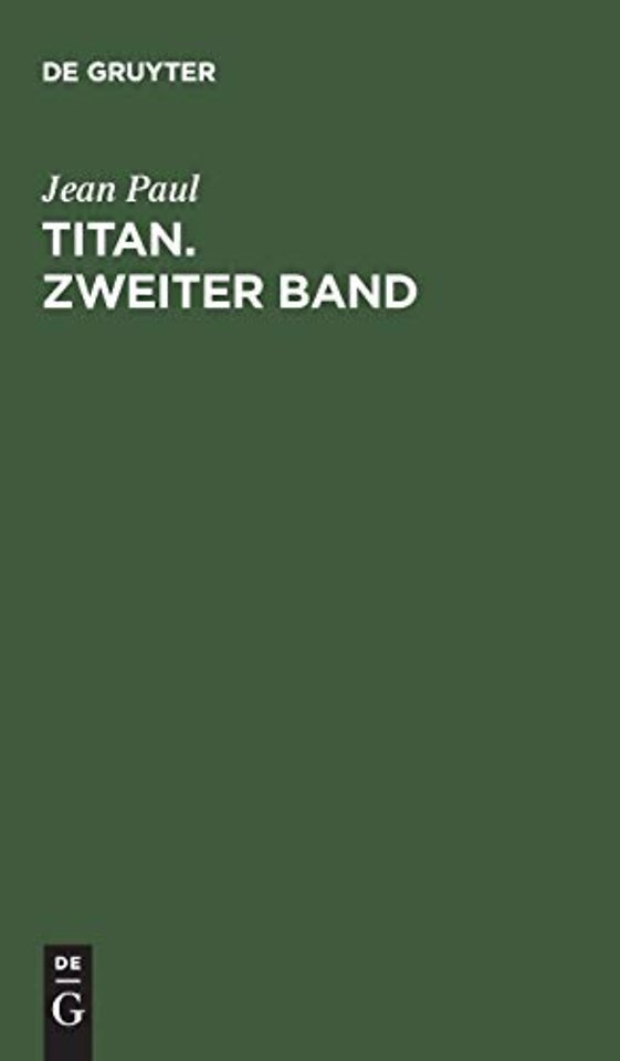 Titan. Zweiter Band