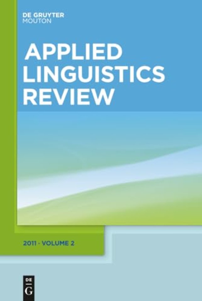 Applied Linguistics Review. 2011 2