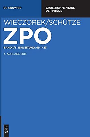 Einleitung; §§ 1–23