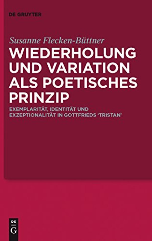 Wiederholung Und Variation ALS Poetisches Prinzip