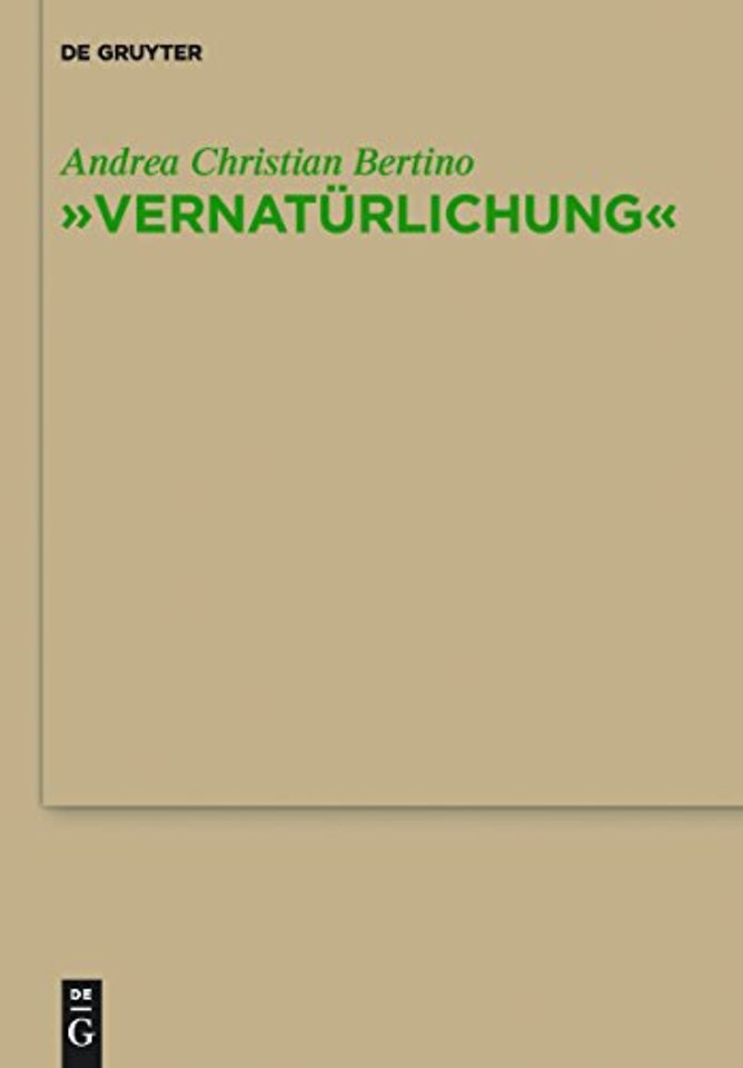 "Vernatürlichung" – Ursprünge von Friedrich Nietzsches Entidealisierung des Menschen, seiner Sprache und seiner Geschichte bei Johann Gottfried