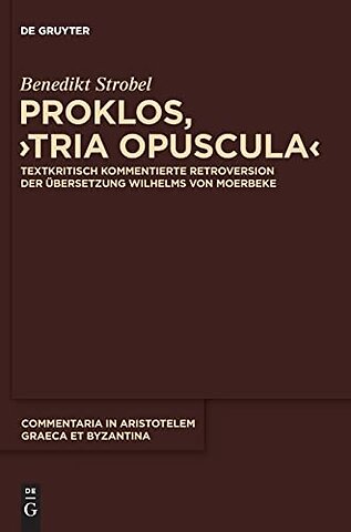 Proklos, "Tria opuscula"