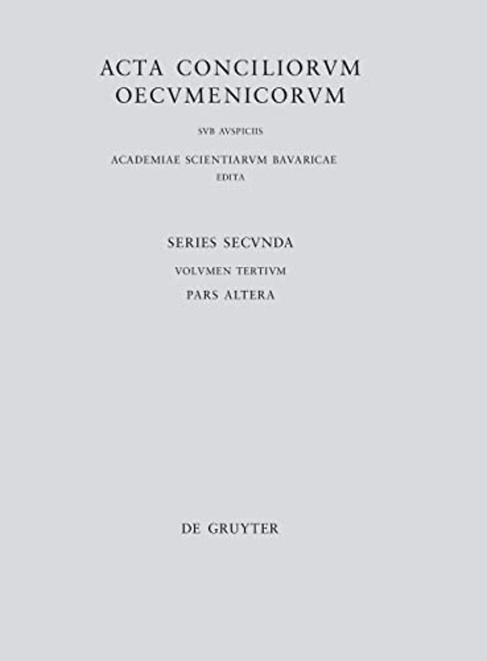 Concilii Actiones IV–V