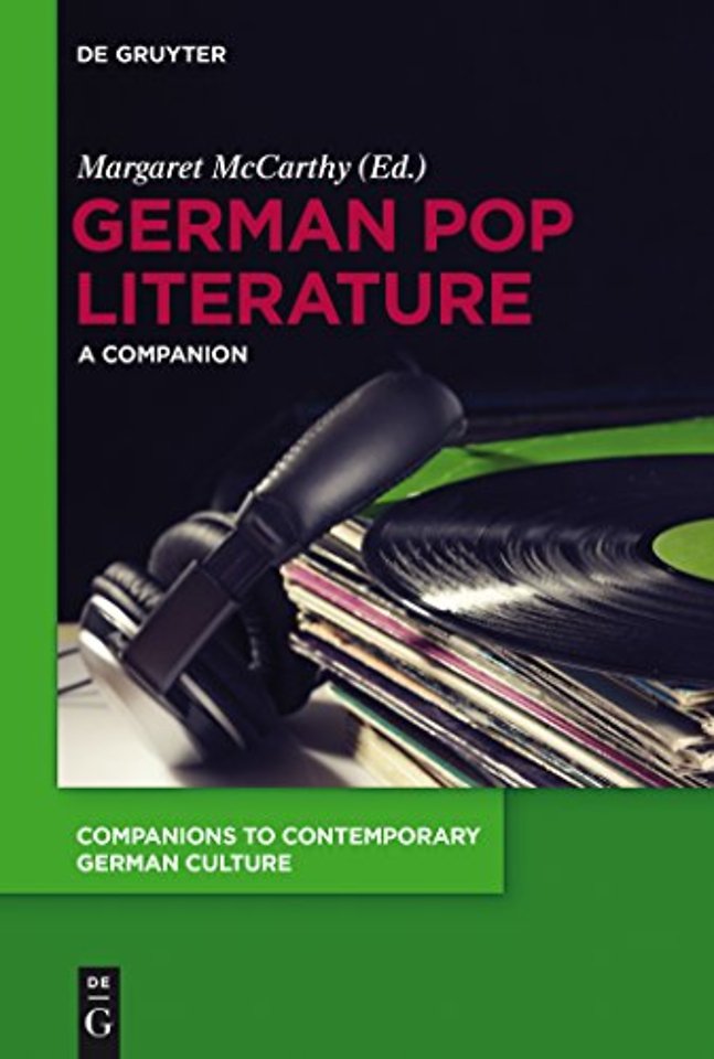 German Pop Literature – A Companion