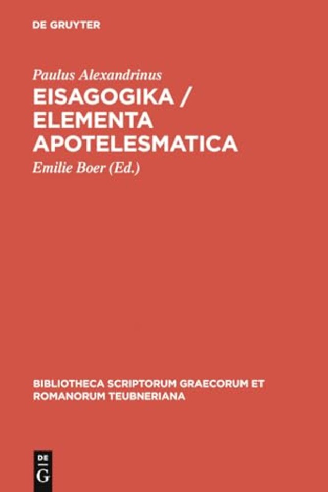 Eisagogika / Elementa apotelesmatica