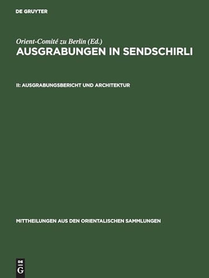 Ausgrabungsbericht Und Architektur