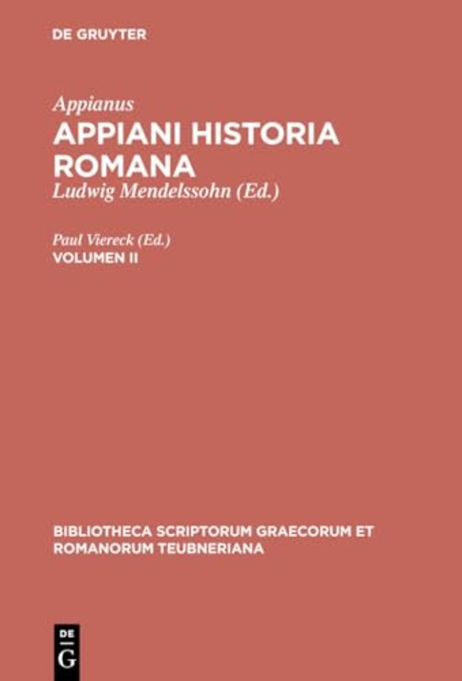 Appiani Historia Romana – Volumen II
