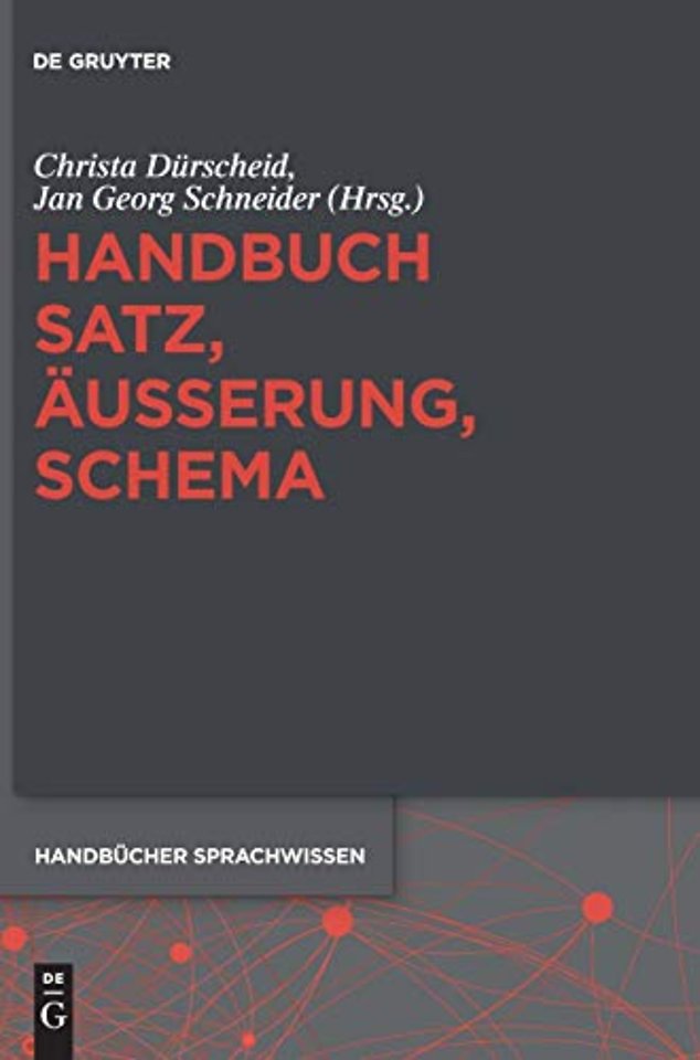 Handbuch Satz, Äuβerung, Schema