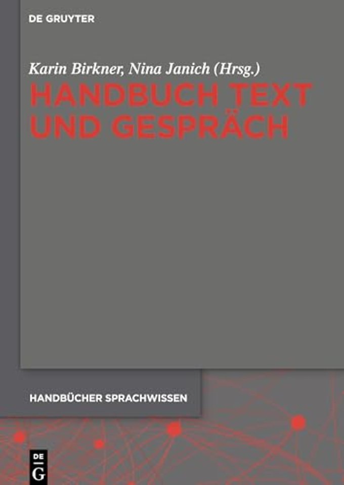 Handbuch Text und Gespräch