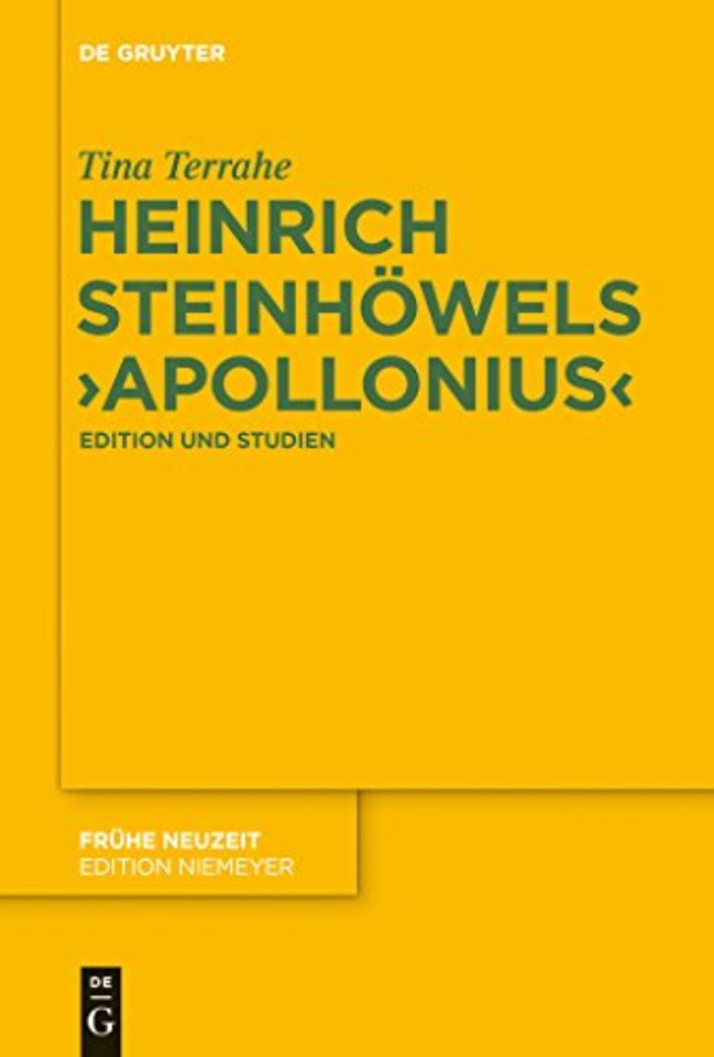 Heinrich Steinhowels ‚Apollonius'