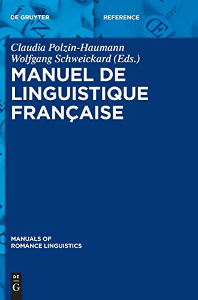 Manuel de linguistique francaise