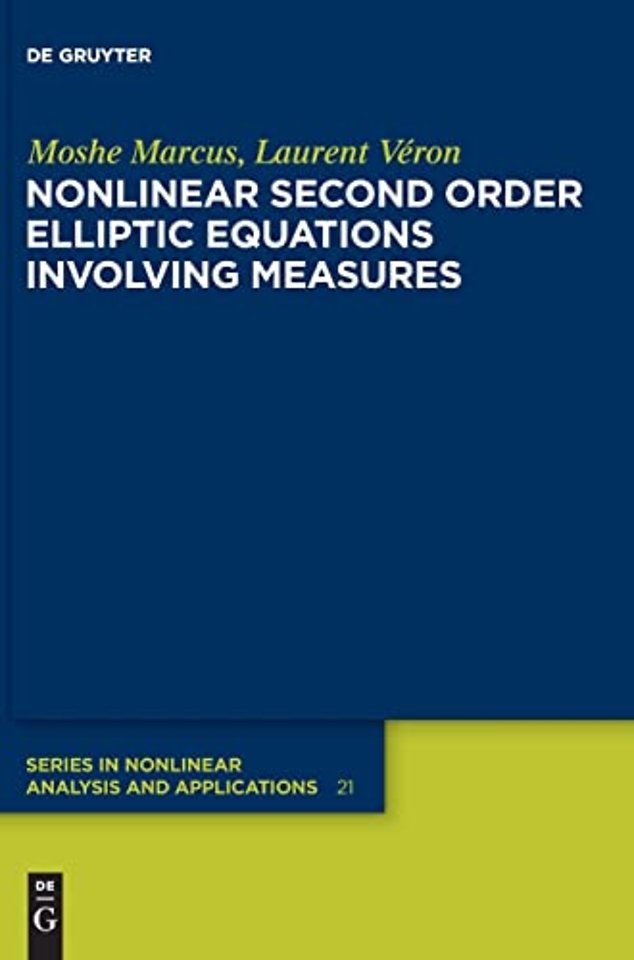 Nonlinear Second Order Elliptic Equations Involving Measures