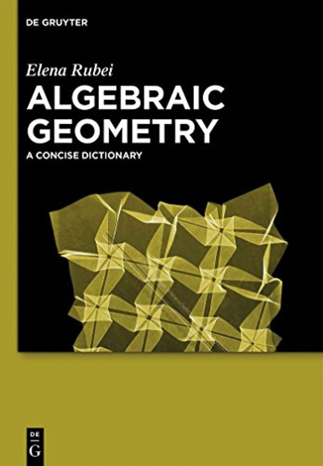 Algebraic Geometry – A Concise Dictionary