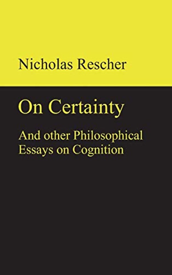 On certainty and other philosophical essays on cognition