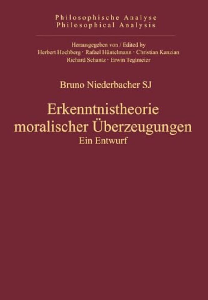 Erkenntnistheorie moralischer Uberzeugungen