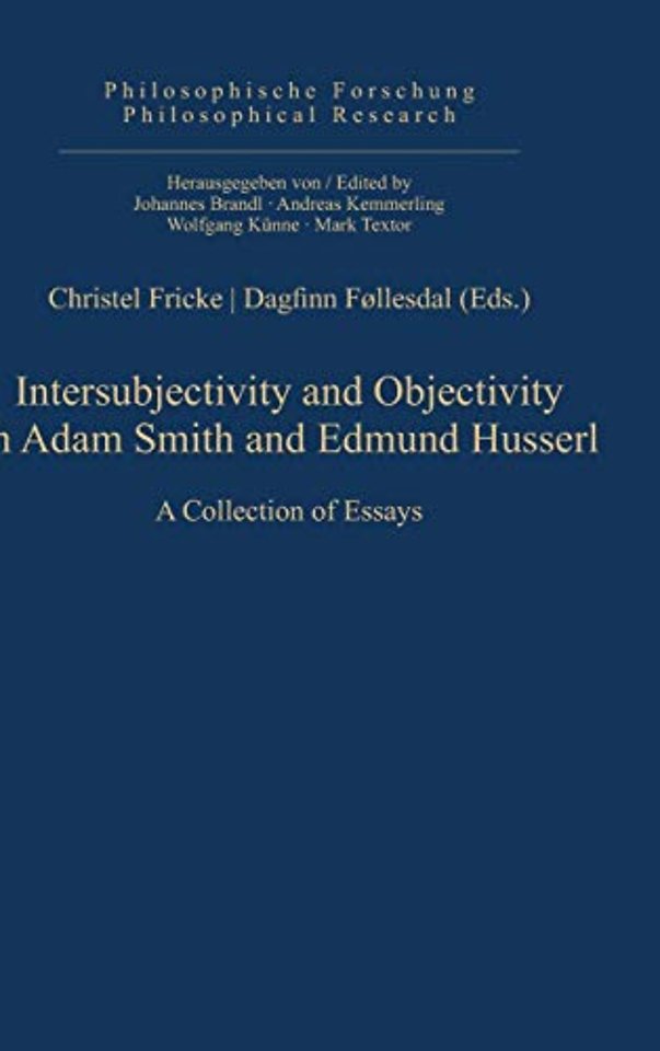Intersubjectivity and Objectivity in Adam Smith and Edmund Husserl