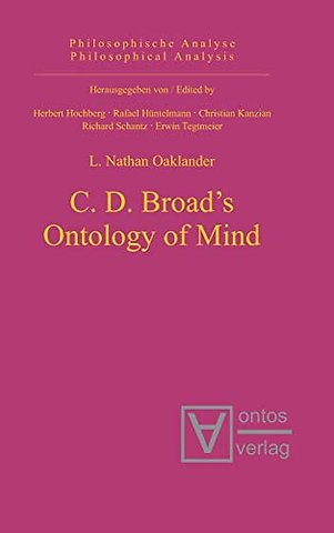 C. D. Broad`s Ontology of Mind
