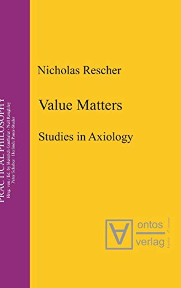 Value Matters – Studies in Axiology