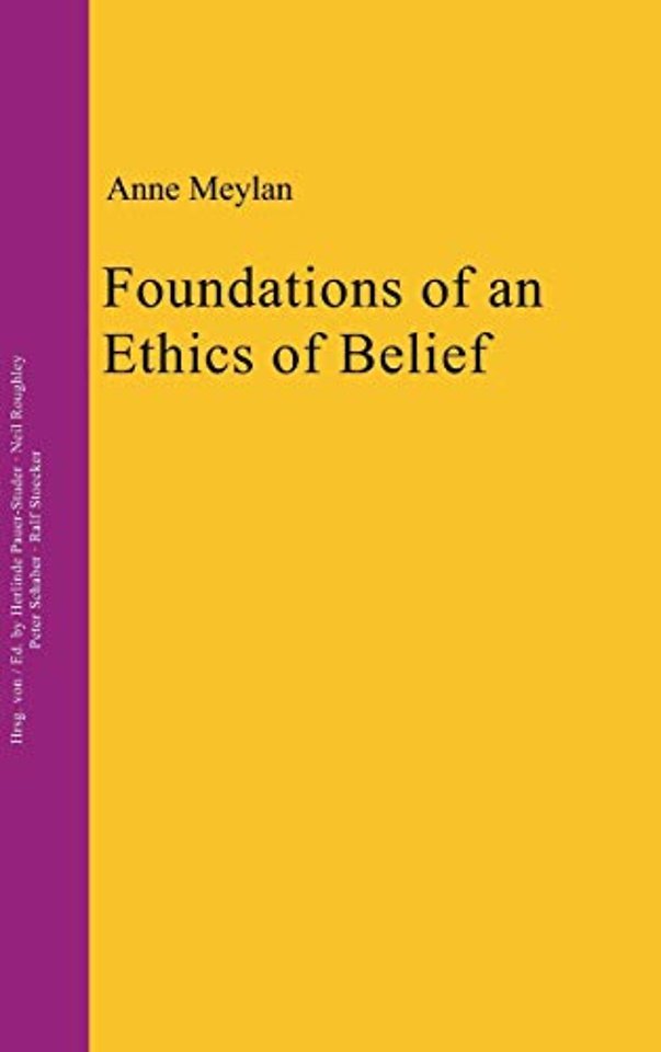 Foundations of an Ethics of Belief