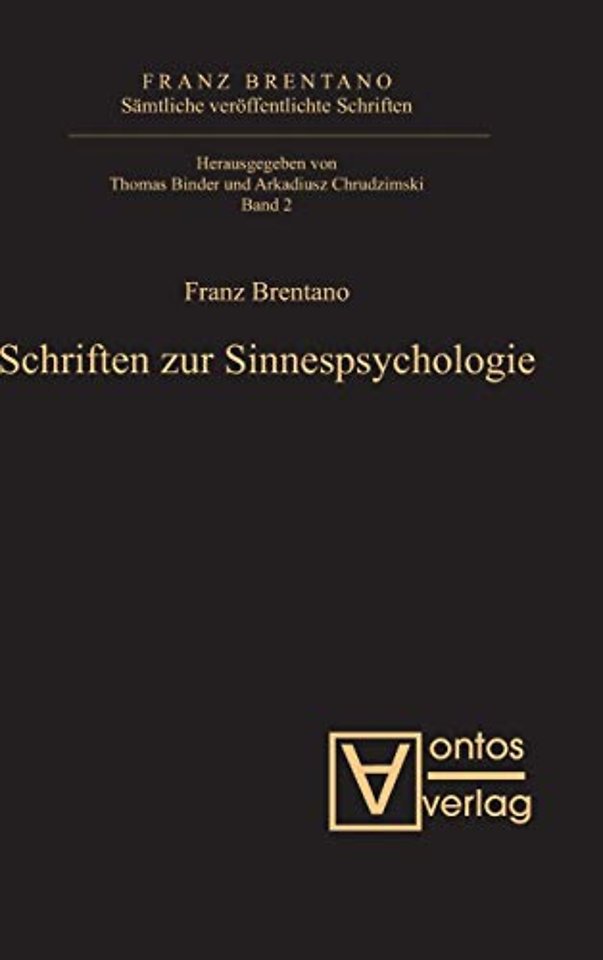Schriften zur Sinnespsychologie