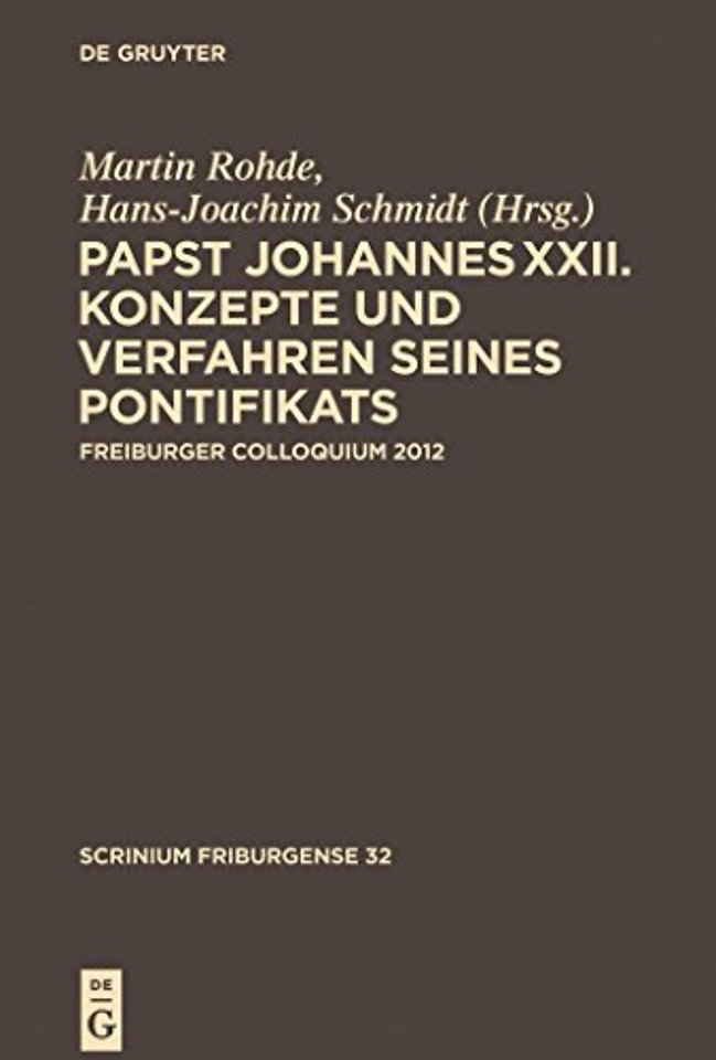 Papst Johannes XXII – Konzepte und Verfahren seines Pontifikats