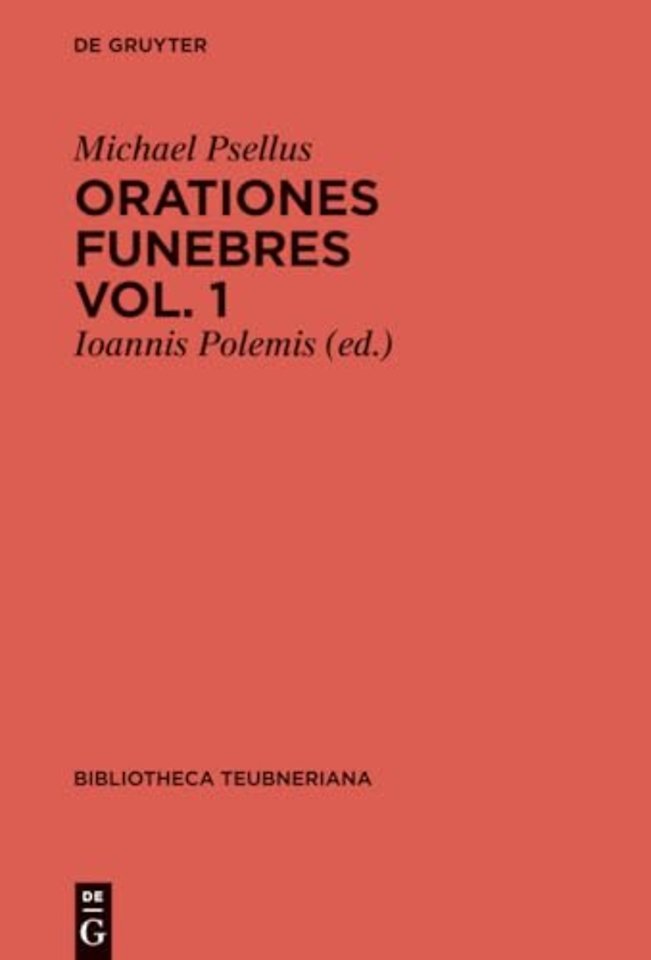 Orationes funebres – Volumen 1