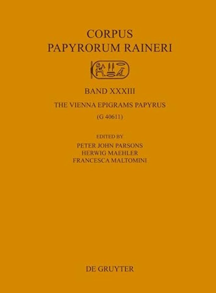 The Vienna Epigrams Papyrus – (G 40611)