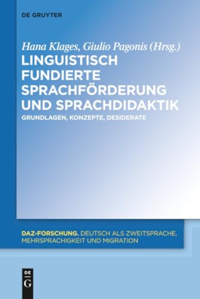 Linguistisch fundierte Sprachforderung und Sprachdidaktik