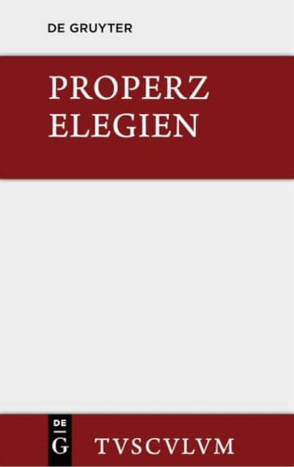 Elegien – Lateinisch und deutsch