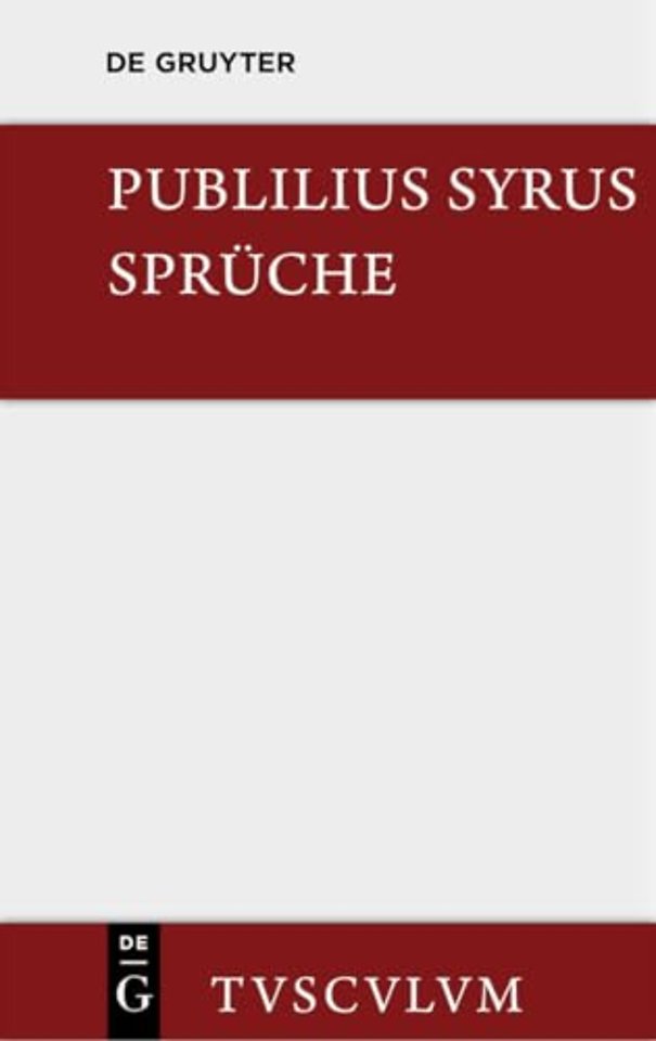 Die Sprüche – Lateinisch – Deutsch