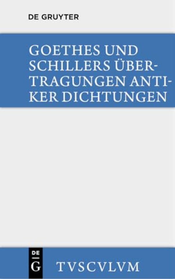 Übertragungen antiker Dichtungen