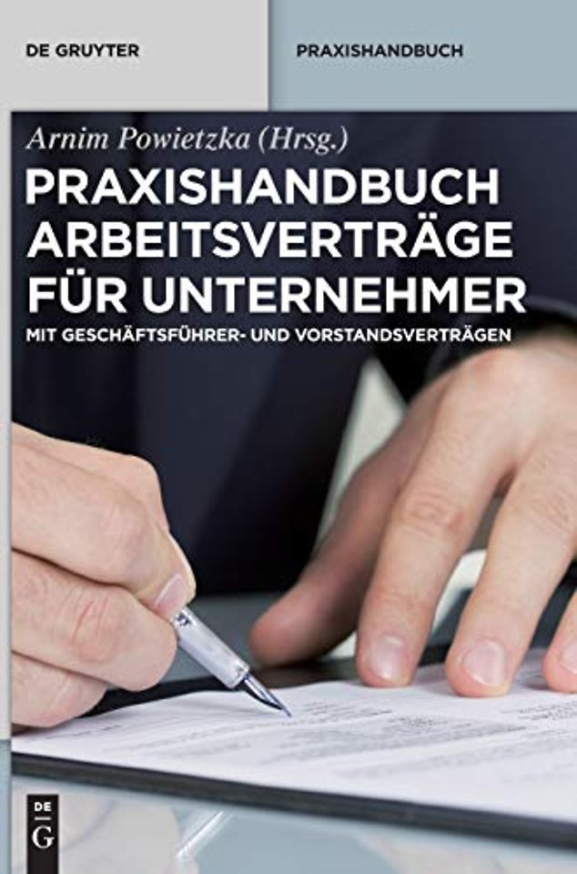 Praxishandbuch arbeitsverträge für unternehmer