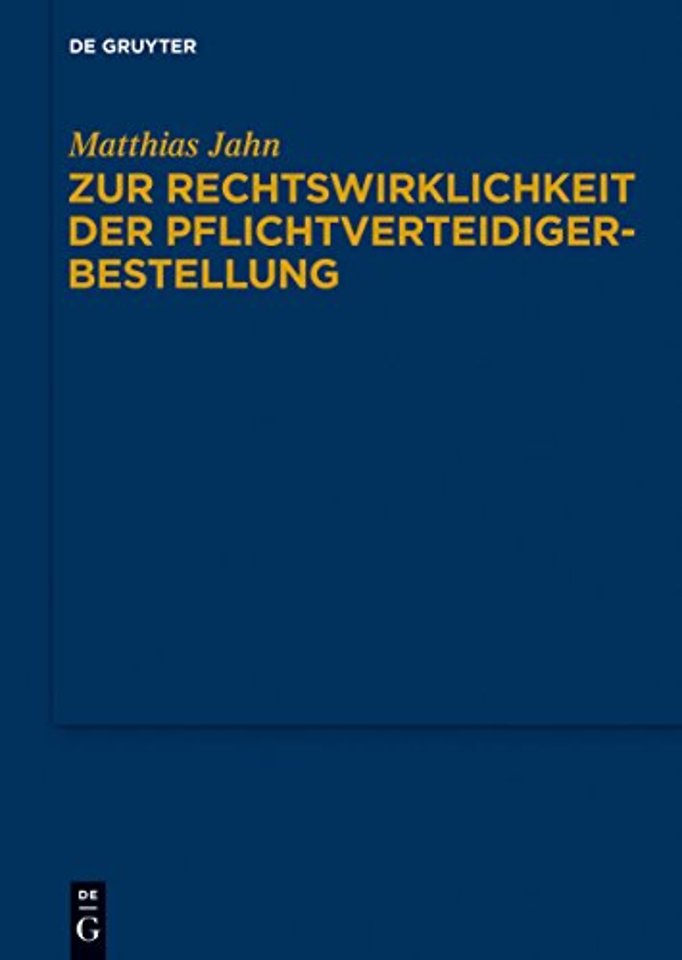Zur Rechtswirklichkeit der Pflichtverteidigerbes – Eine Untersuchung zur Praxis der Beiordnung durch den Strafrichter nach § 140 Abs. 1 Nr. 4 StPO in