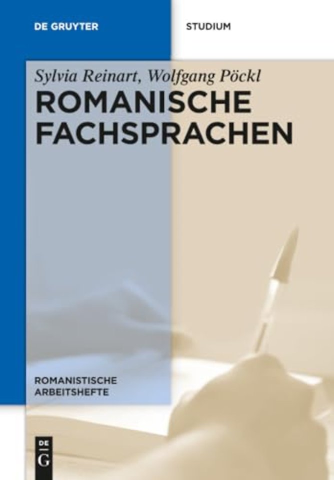 Romanische Fachsprachen – Eine Einführung mit Perspektiven aus der Übersetzungswissenschaft