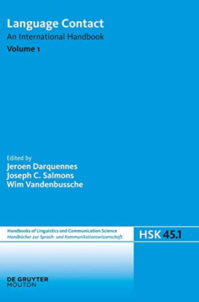 Language Contact. Volume 1