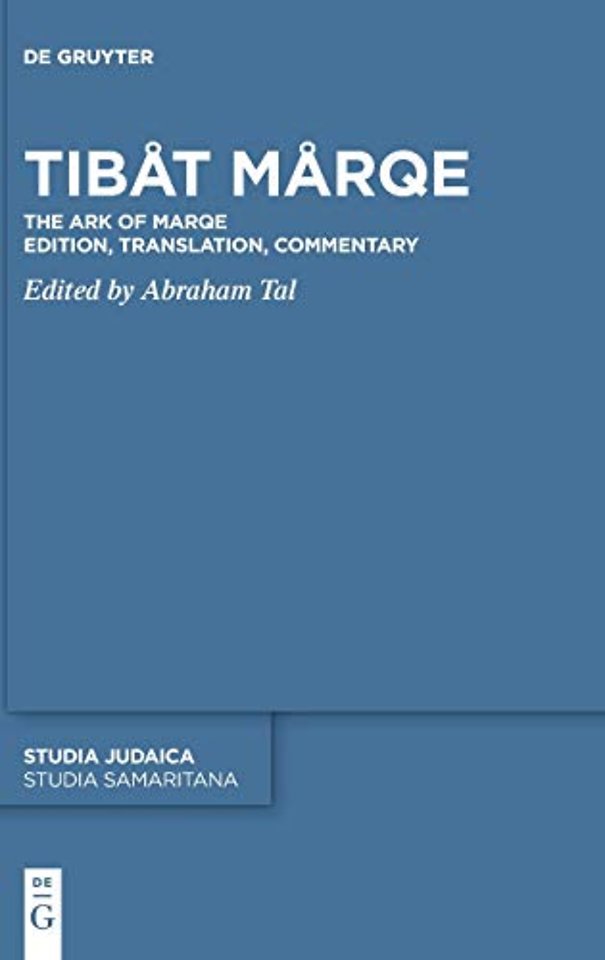 Tibåt Mårqe – The Ark of Marqe Edition, Translation, Commentary