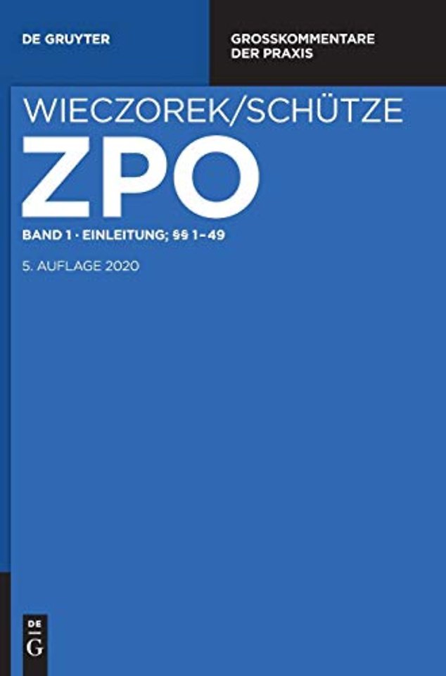 Einleitung; §§ 1-49