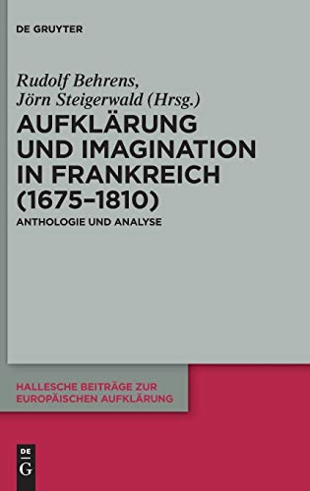 Aufklarung und Imagination in Frankreich (1675-1810)