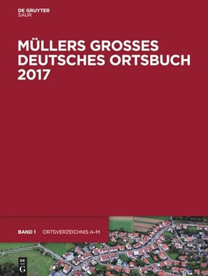 Mullers Groes Deutsches Ortsbuch 2017
