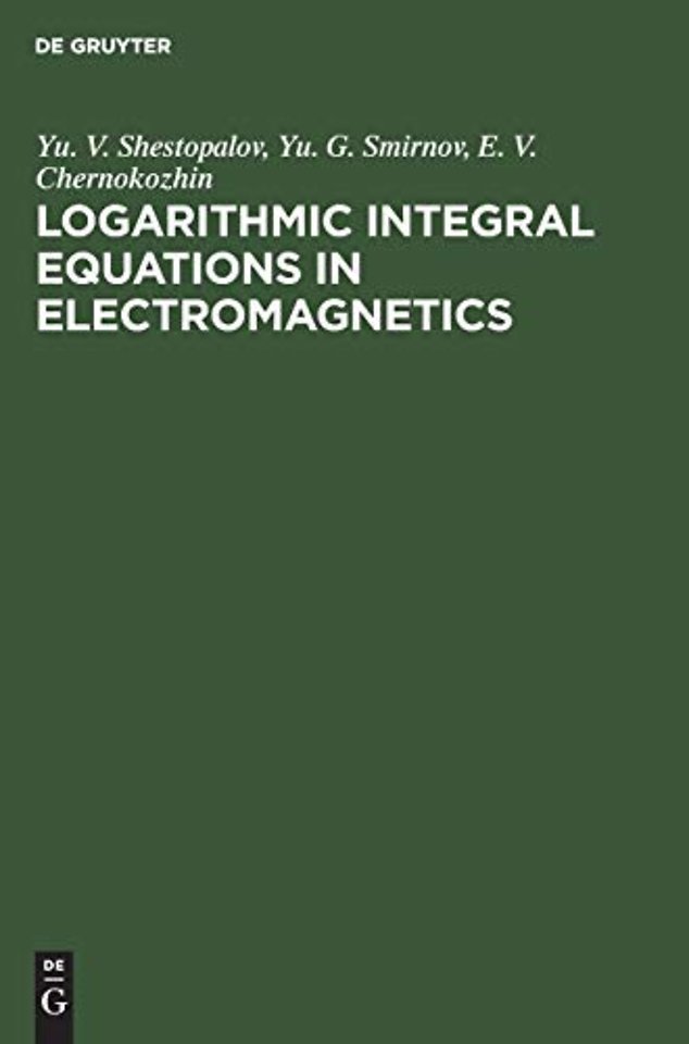 Logarithmic Integral Equations in Electromagnetics