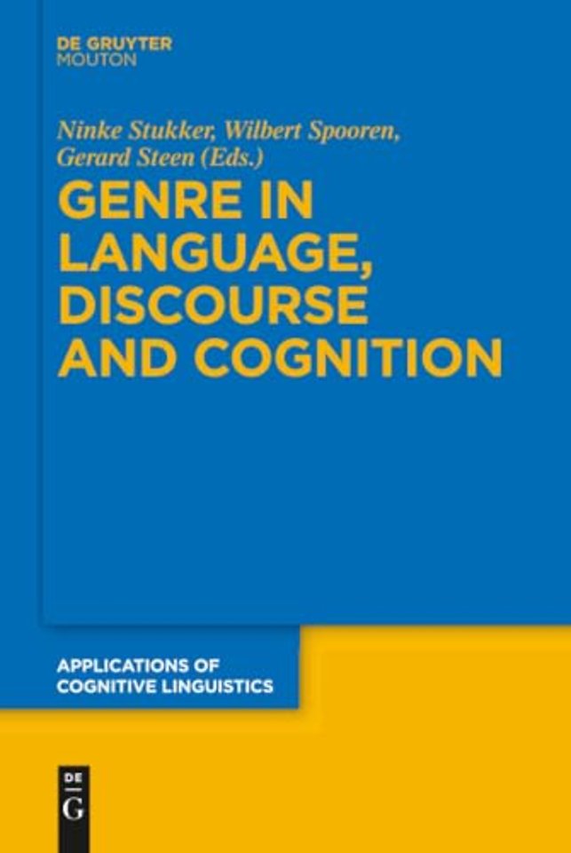 Genre in Language, Discourse and Cognition