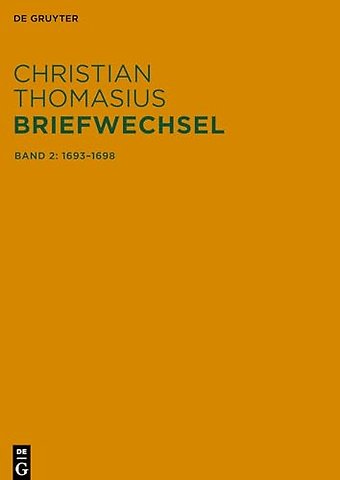 Briefe 1693–1698