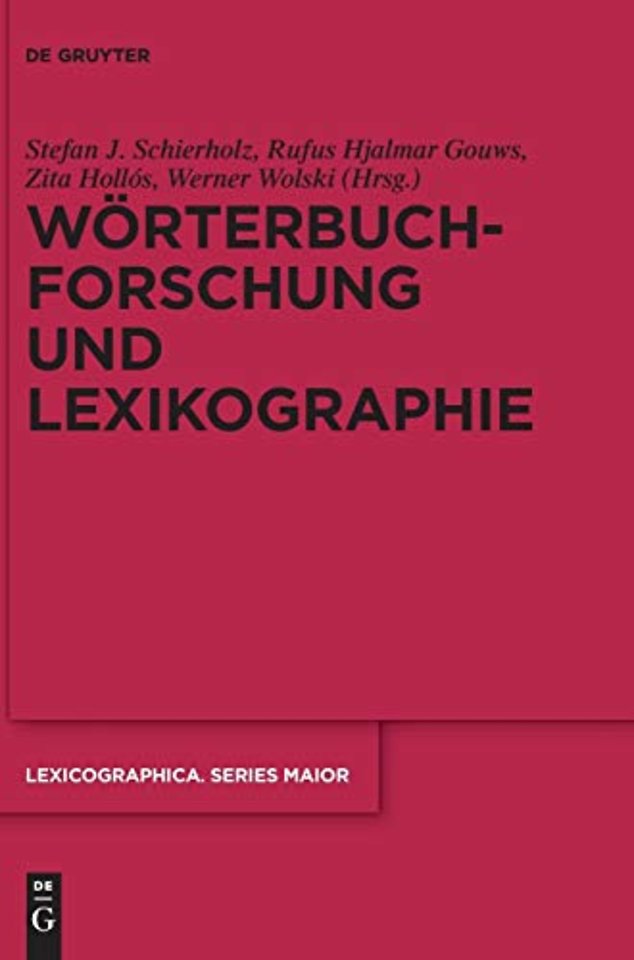 Wörterbuchforschung und Lexikographie