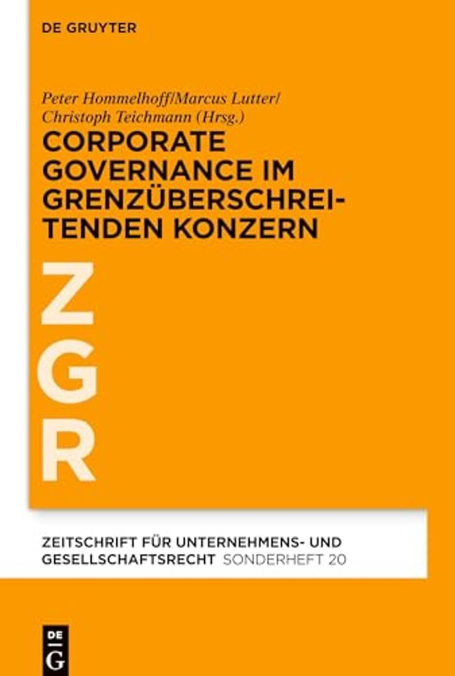 Corporate Governance im grenzuberschreitenden Konzern
