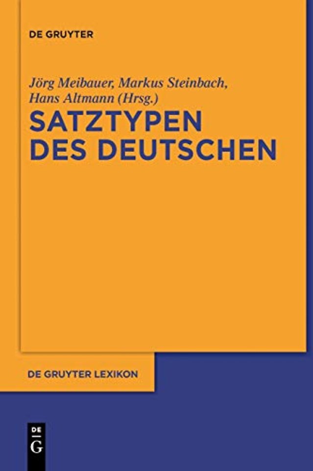 Satztypen des Deutschen